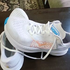 Hoka White Running Shoes